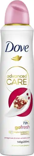 Priceline Dove Advanced Care 72H Go Fresh Anti-Perspirant Pomegranate & Lemon Verbena offer