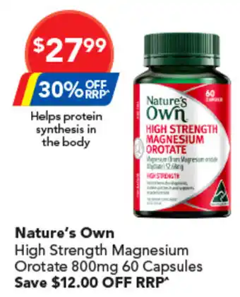 Natures Own High Strength Magnesium Orotate