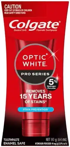 Priceline Colgate Optic White Pro Series Stain Prevention Teeth Whitening Toothpaste offer