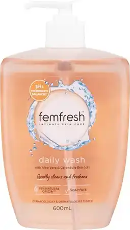 Priceline Femfresh Daily Wash offer