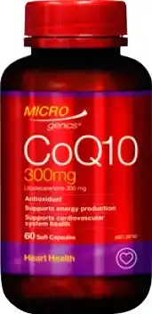 Amcal Pharmacies Microgenics CoQ10 60 Capsules offer