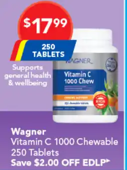 Amcal Pharmacies Wagner Vitamin C 1000 Chewable offer