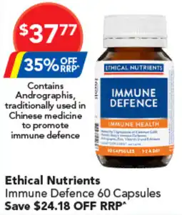 Amcal Pharmacies Ethical Nutrients Immune Defence offer