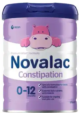 Priceline Novalac Constipation Premium Infant Formula 0-12 Months offer