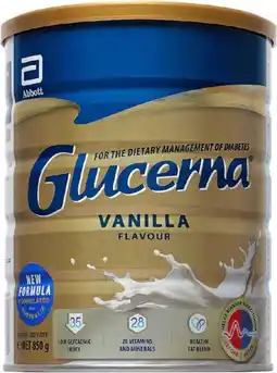 Amcal Pharmacies Glucerna Vanilla Powder offer