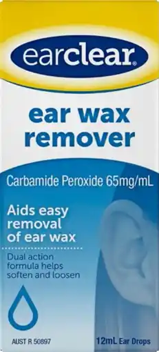 Priceline Ear Clear for Ear Wax Removal Drops offer
