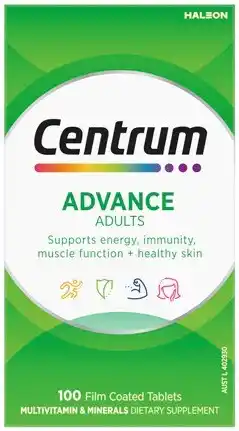 Amcal Pharmacies Centrum Advance Multivitamin 100 Tablets offer
