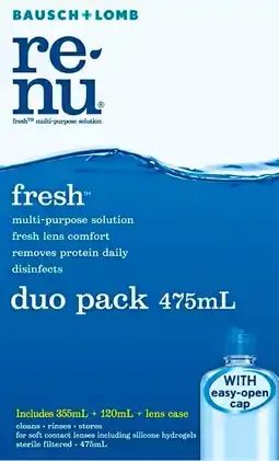 Priceline Renu Multi Purpose Solution Duo Pack offer
