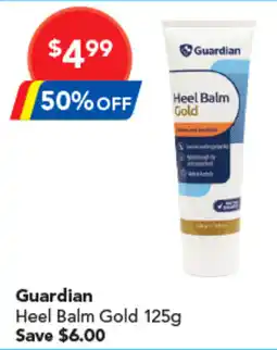 Amcal Pharmacies Guardian Heel Balm Gold offer