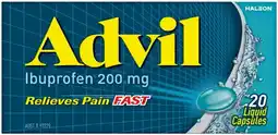 Priceline Advil Ibuprofen 200mg 20 Liquid Capsules offer
