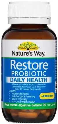 Amcal Pharmacies Nature’s Way Restore Probiotic Daily Health 90 Capsules offer