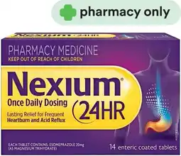 Priceline Nexium 24HR Once Daily Dosing 14 Tablets offer