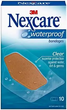 Priceline Nexcare Waterproof Strips Large offer