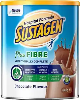 Priceline Sustagen Hospital Formula Plus Fiber Chocolate Flavour offer