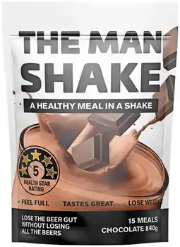 Priceline The Man Shake Chocolate offer