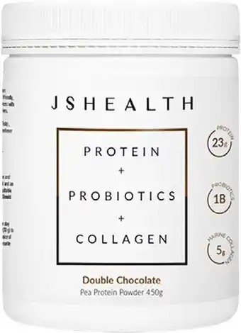 JSHealth Protein + Probiotics + Collagen Double Chocolate