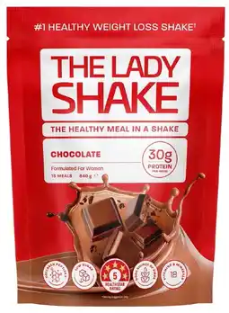 Priceline The Lady Shake Chocolate offer
