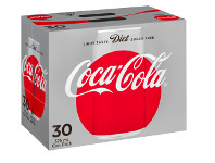 BIG W Coca-Cola Diet Cans 375ml 24 Pack offer