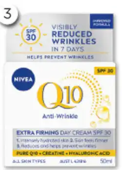 Good Price Pharmacy Nivea Q10 Anti-Wrinkle Day Cream SPF30 offer