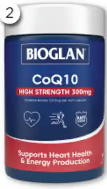Good Price Pharmacy Bioglan CoQ10 High Strength 300mg 60 Capsules offer