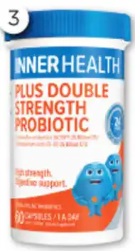 Good Price Pharmacy Inner Health Plus Double Strength Probiotic 60 Capsules offer