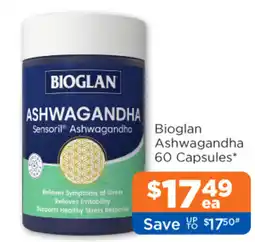Good Price Pharmacy Bioglan Ashwagandha 60 Capsules offer