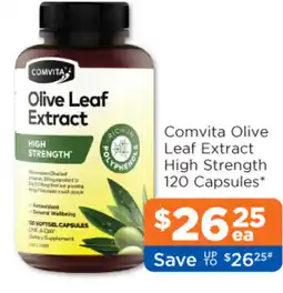 Good Price Pharmacy Comvita olive leaf extract high strength 120 capsules offer