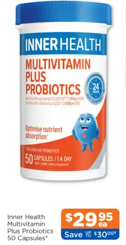Good Price Pharmacy Inner Health Multivitamin Plus Probiotics 50 Capsules offer