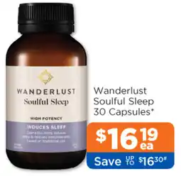Good Price Pharmacy Wanderlust Soulful Sleep 30 Capsules offer