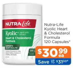 Good Price Pharmacy Nutra-life kyolic heart & cholesterol formula 120 capsules offer