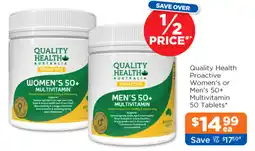 Good Price Pharmacy Quality Health Proactive Women's or Men's 50+ Multivitamin offer