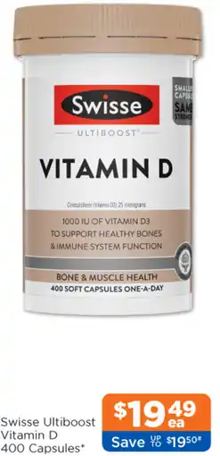 Good Price Pharmacy Swisse ultiboost vitamin d offer