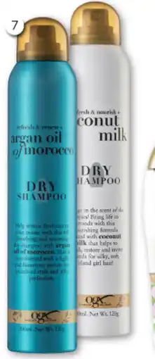 Good Price Pharmacy OGX Argan Oil of Morocco or Coconut Milk Dry Shampoo offer