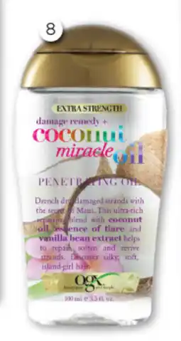 Good Price Pharmacy OGX Coconut Miracle Penetrating Oil offer