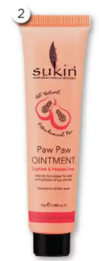 Good Price Pharmacy Sukin Paw Paw Ointment offer