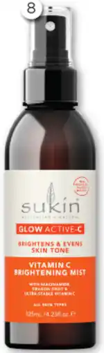 Good Price Pharmacy Sukin Glow Active-C Vitamin C Brightening Mist offer