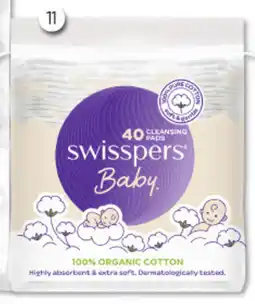Good Price Pharmacy Swisspers Baby Large Cotton Pads 40 Pack offer