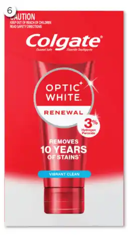 Good Price Pharmacy Colgate toothpaste optic white renewal vibrant offer