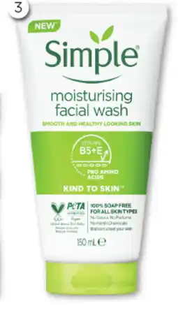 Good Price Pharmacy Simple moisturising facial wash offer