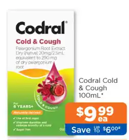 Good Price Pharmacy Codral Cold & Cough offer