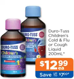 Good Price Pharmacy Duro-tuss children's cold & flu or cough liquid offer