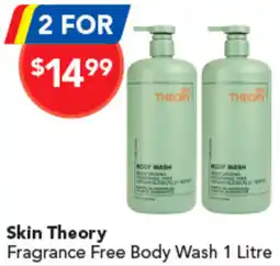 Amcal Pharmacies Skin Theory Fragrance Free Body Wash offer
