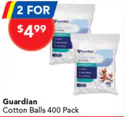 Amcal Pharmacies Guardian Cotton Balls offer