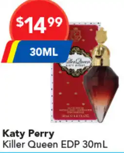 Amcal Pharmacies Katy perry killer queen edp offer