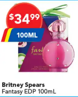 Amcal Pharmacies Britney spears fantasy edp offer