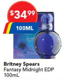 Amcal Pharmacies Britney spears fantasy midnight edp offer