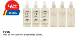Amcal Pharmacies Her or Friction Her Body Mist offer