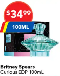 Amcal Pharmacies Britney spears curious edp offer
