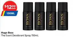 Amcal Pharmacies Hugo boss the scent deodorant spray offer