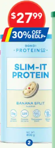 Amcal Pharmacies Slim It Protein Banana Split Flavour offer